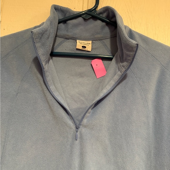Columbia Women's Light Blue Fleece Pullover - Picture 8 of 10